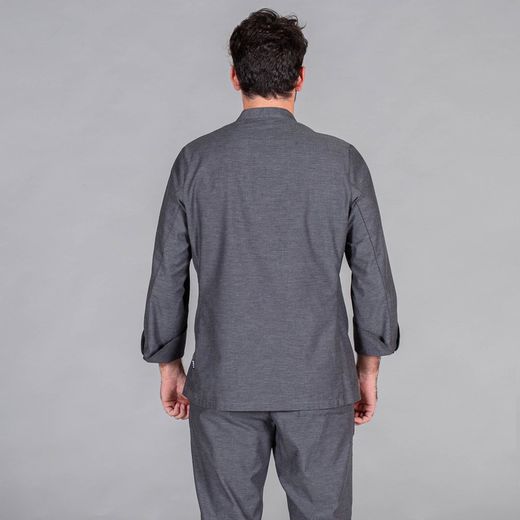 Chaqueta Cocina Unisex Silva Chambray Rombos