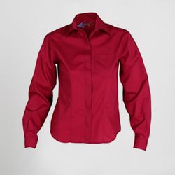 Blusa Mujer Boton Oculto M/L Popelin