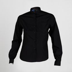 Blusa Mujer Boton Oculto M/L Popelin