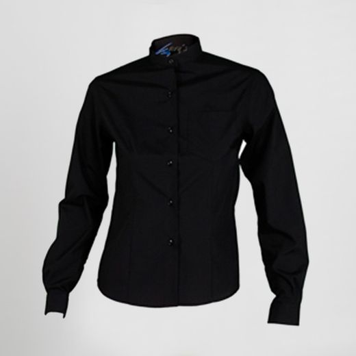 Blusa Mujer Boton Oculto M/L Popelin