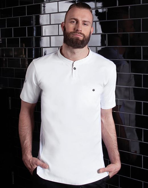 Camisa de trabajo elegante manga corta