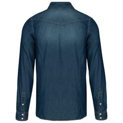 CAMISA DENIM MANGA LARGA HOMBRE