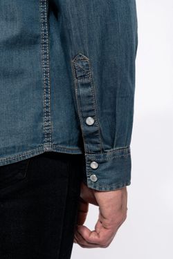 CAMISA DENIM MANGA LARGA HOMBRE