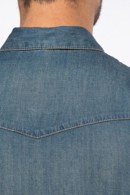 CAMISA DENIM MANGA LARGA HOMBRE