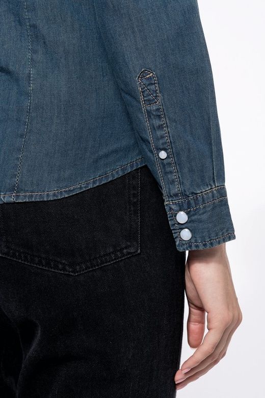WOMEN'S LONG SLEEVE DENIM SHIRT