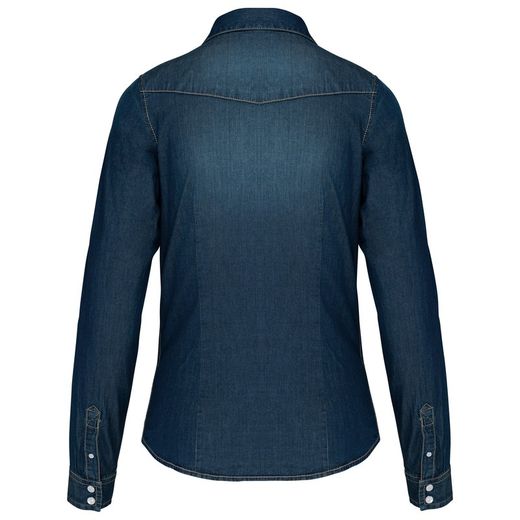 WOMEN'S LONG SLEEVE DENIM SHIRT