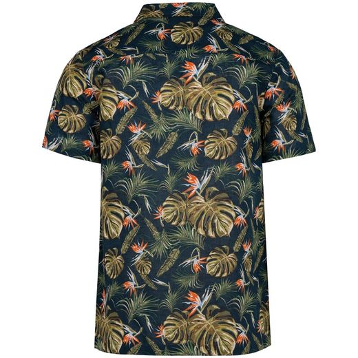 Umweltfreundliches Herrenhemd mit Hawaii-Druck