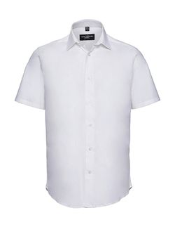 Camisa slim fit de manga curta