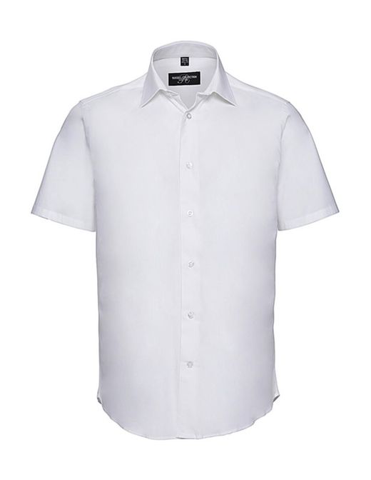 Camisa slim fit de manga curta
