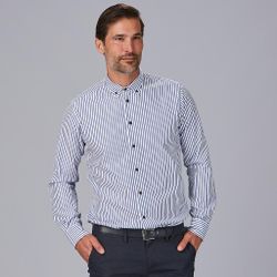 Camisa Hombre Rayas Bicolor Slim Fit Alessandro