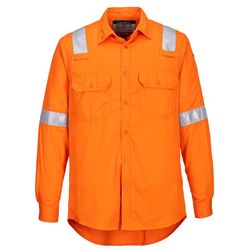 Camisa ligera resistente a la llama y antiestática