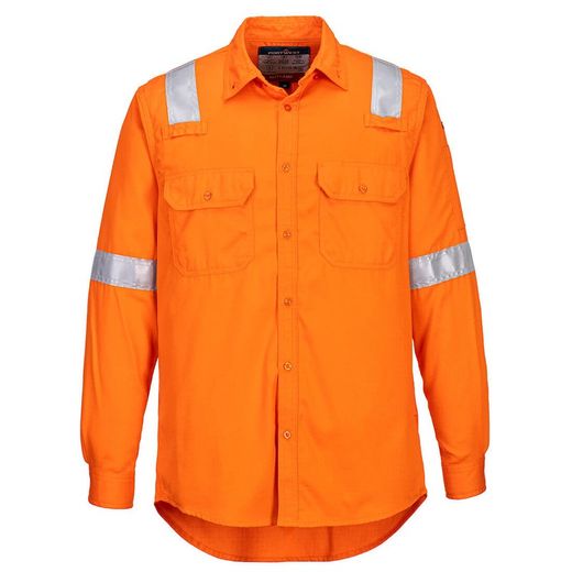 Camisa ligera resistente a la llama y antiestática