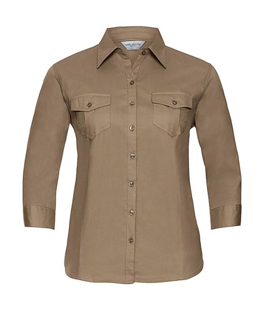Camisa manga 3/4 mujer