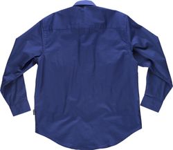 Langarmhemd, zwei Brusttaschen mit Brieftaschen aus 100% Baumwolle Azulina