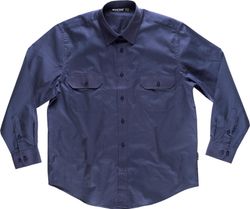 Camisa manga larga 100% Algodón Marino