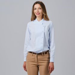 Camisa Mujer Fil A Fil C/Cocinero Angelica