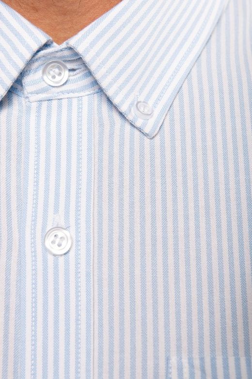 OXFORD WASCHTE LANGHEMD-SHIRT
