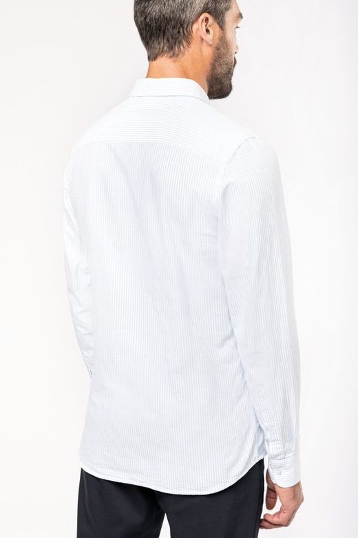 OXFORD WASCHTE LANGHEMD-SHIRT