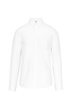 OXFORD WASCHTE LANGHEMD-SHIRT