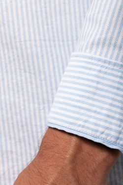 OXFORD WASCHTE LANGHEMD-SHIRT
