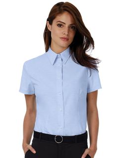 Kurzarm-Oxfordhemd für Damen