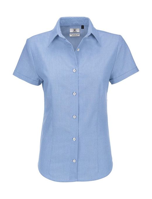 Kurzarm-Oxfordhemd für Damen