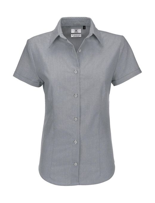 Camicia da donna a maniche corte Oxford