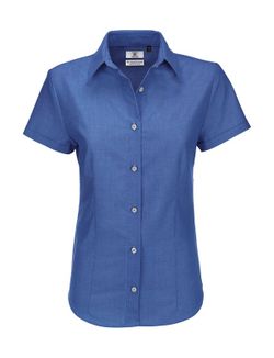 Camicia da donna a maniche corte Oxford
