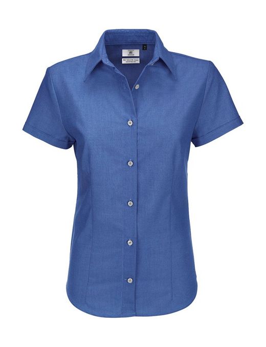 Camicia da donna a maniche corte Oxford