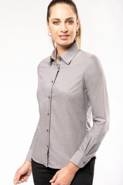 OXFORD LONG SLEEVE FRAUENHEMD