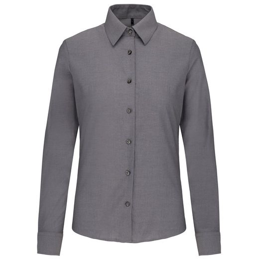OXFORD LONG SLEEVE FRAUENHEMD