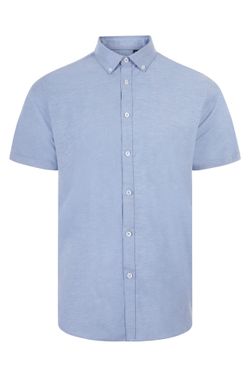 Camisa oxford mc hombre