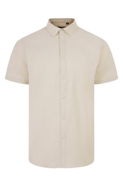 Camisa oxford mc hombre