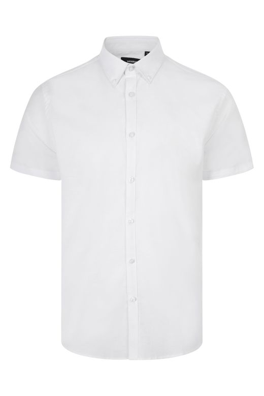 Camisa oxford mc hombre