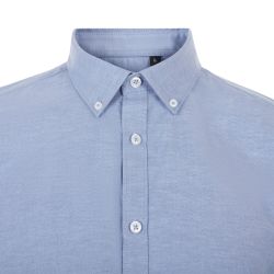 Camisa oxford mc hombre