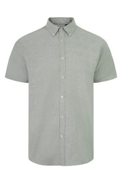 Camisa oxford mc hombre