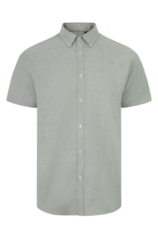 Camisa oxford mc hombre