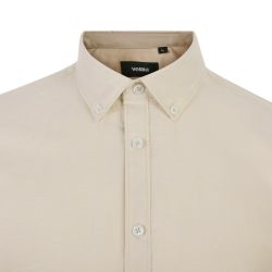 Camisa oxford mc hombre