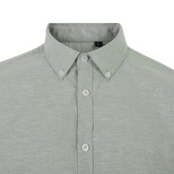 Camisa oxford mc hombre