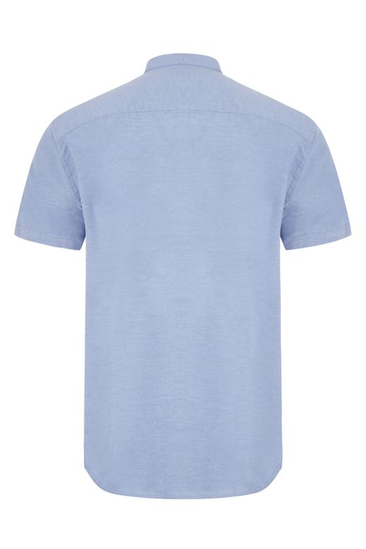 Camisa oxford mc hombre