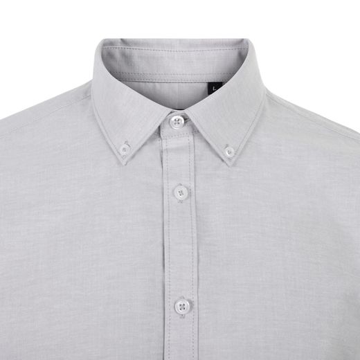 Camisa oxford mc hombre