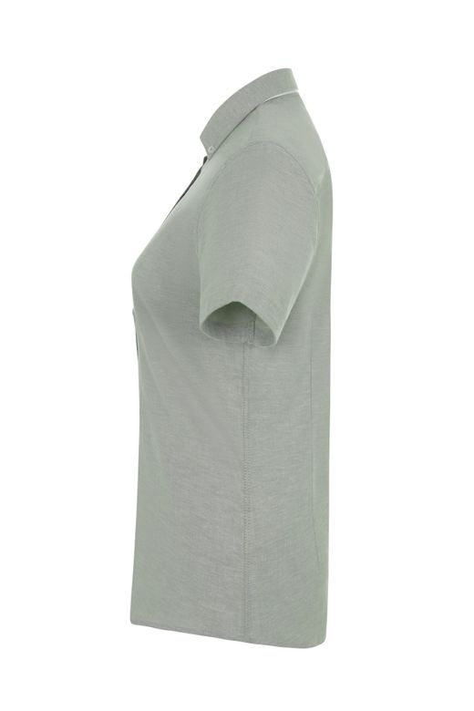 Camisa oxford mc mujer