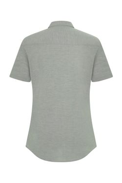 Camisa oxford mc mujer