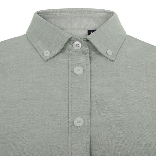 Camisa oxford mc mujer
