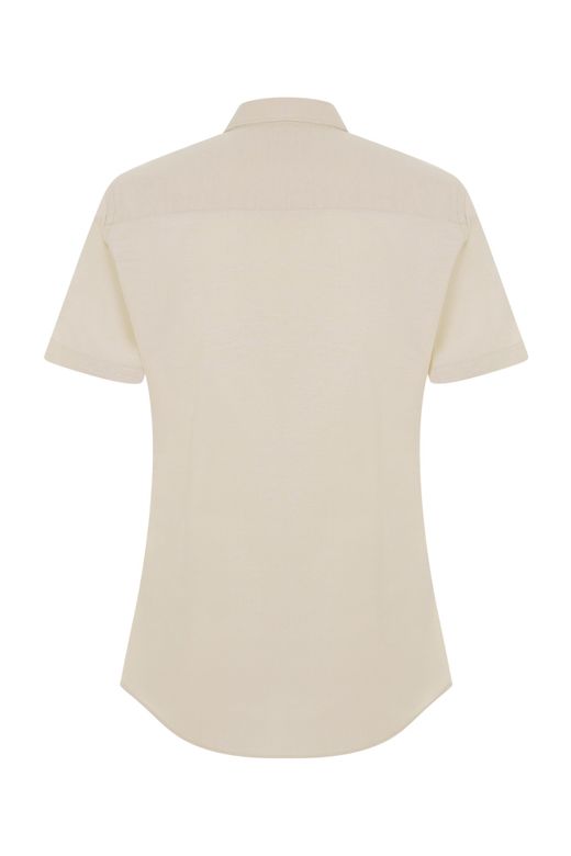 Camisa oxford mc mujer