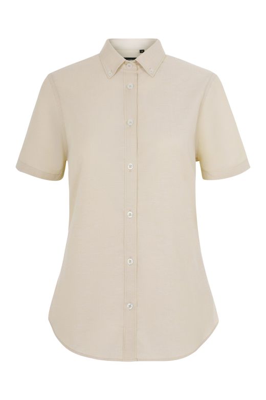 Camisa oxford mc mujer