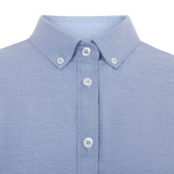 Camisa oxford mc mujer