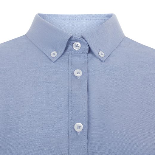 Camisa oxford mc mujer