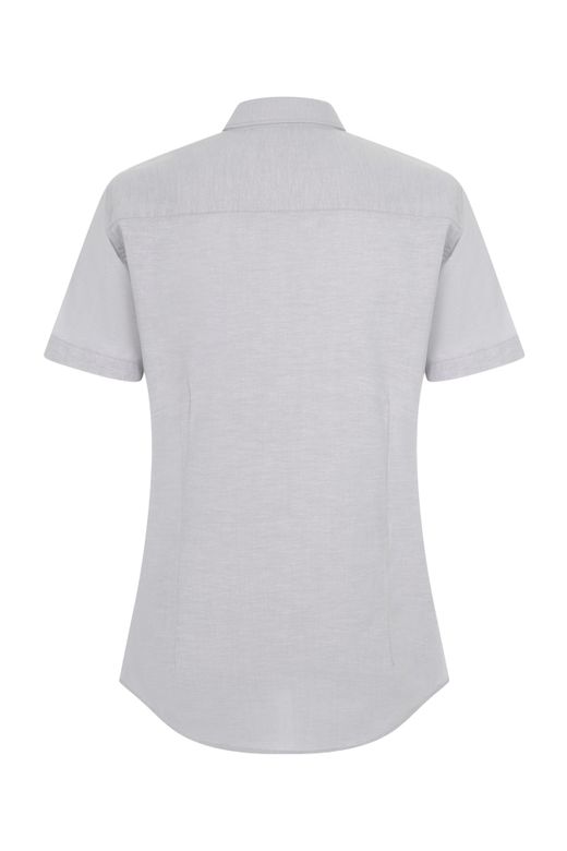 Camisa oxford mc mujer