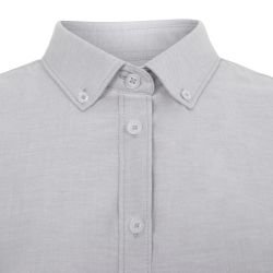 Camisa oxford mc mujer